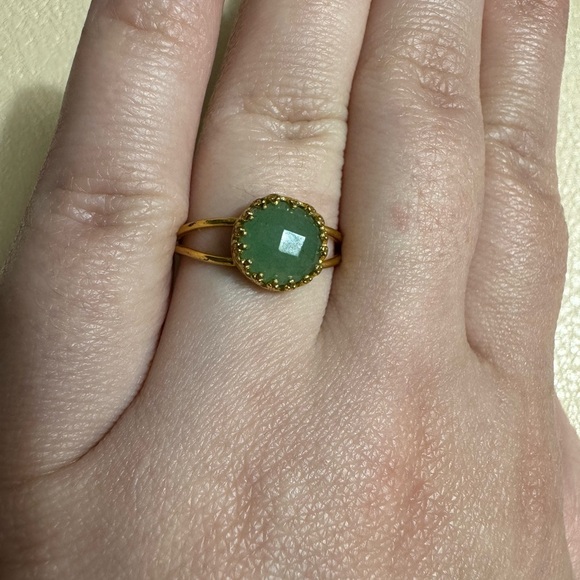 JADE COLOR RING | SIZE 7 - Picture 3 of 3